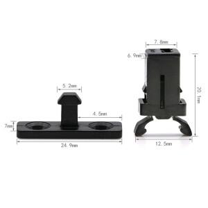 10피스 블랙 화이트 PR-001 미니 소형 소형 도어 잠금 스위치 MS 에어컨 셋톱 박스 TV EVD DVD 커버