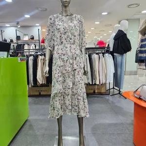 시슬리/애플아울렛/칼로 플라워 프린트 롱 원피스 SAOP34531