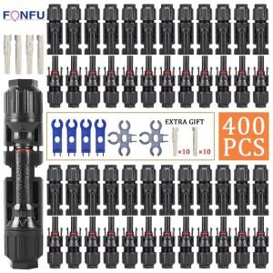 광전지 태양 커넥터 키트 플러그  패널 PV/MC 케이블용  1000V 30A 2.5mm  4mm  6mm ²  10 피스  20 50 40