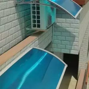 피 렉산 캐노피 현관 배수로 차광막 60x80cm(브라켓3개) 넥산