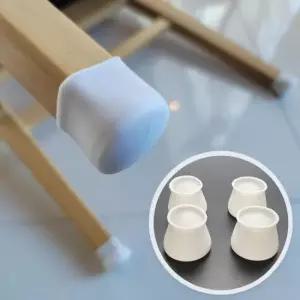 다 식탁의자 양말 실리콘 의자발커버 긁힘방지 화이트 4p