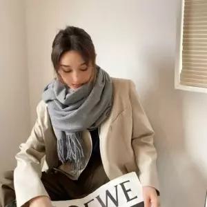 여성 솔리드 스카프 숄 가을 겨울 목도리 넓은목도리 대폭스카프 겨울목도리 겨울스카프