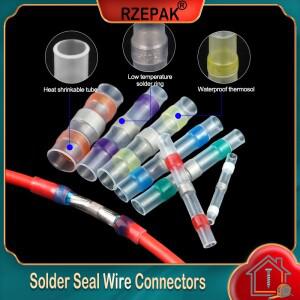 10~1000개 솔더 씰 와이어 커넥터 열수축 버트 터미널  방수 절연 전선 스플라이스