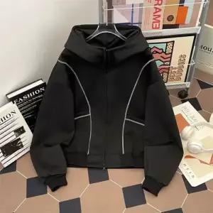 스콕 남자 봄 캐주얼 가디건 집업 공기층 카디건 트렌드 후드 티 JEN1