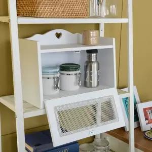 밀키 1단 철망수납장 원목가구 인테리어가구 디자인가구