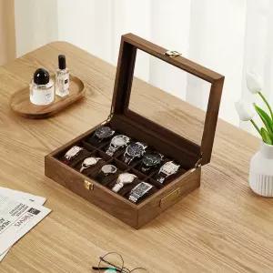 케이스 거치대 원목 시계 우드 정리함 주얼리 보관함