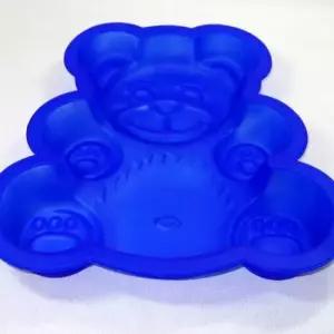 조리도구 스페인 실리콘 곰돌이 케익틀 청색 빵틀 트레이 부엌