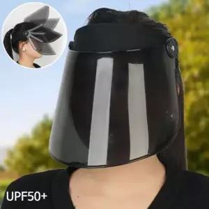 썬캡 각도 조절 자외선 차단 모자 여름 라이더 UV 여