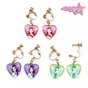 [하프클럽/알티피아]시크릿쥬쥬 하트 귀걸이 귀찌