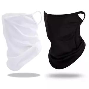 야외 발라크라바 라이딩 페이스 마스크 남여 목 보호 선 스크린 마스크 오토바이 귀마개 실크 헤드 스카프