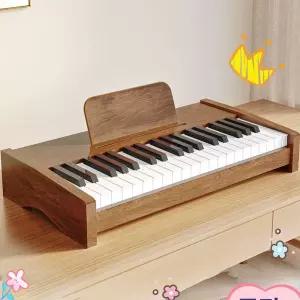 선물 미니 전자 원목 장난감 연습용 피아노 건반 전자피아노