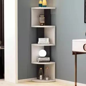 책장 삼각 모서리 소품장식장 코너 모던 선반 틈새 거실장