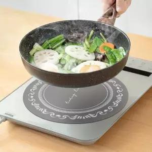 인덕션받침 인덕션 보호 매트 스크래치 실리콘패드 받침 깔개