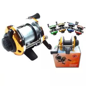 미니 장구통릴 색상랜덤 송어 빙어 소형릴 얼음릴