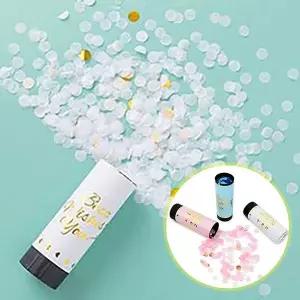 [하프클럽/알티피아]컨페티 푸쉬팝 핑크 웨딩 종이꽃가루 폭죽용품 용품