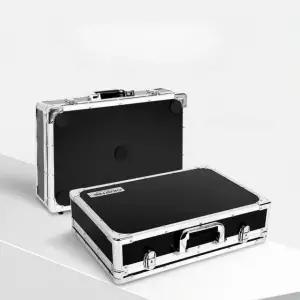 페달 보드 하드 수납 플라이트 케이스 미니 폼 마모 캐리어 일렉 합금 케이블 알루미늄