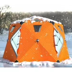 빙어 텐트 오각 육각 낚시 원터치 동계 방한 얼음