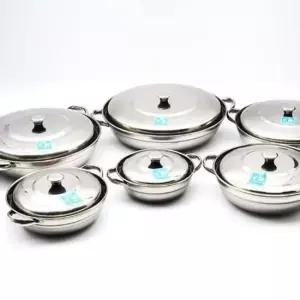 업소전골냄비 국산 스텐 전골 냄비 식당 업소용 양수 300mm 라면냄비편수