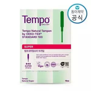 템포 동아제약 내추럴 슈퍼 16P