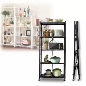 접이식 베란다 주방 거실 펜트리 바퀴이동 철제선반 거실선반 화분선반 다용도실선반