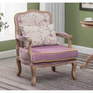 빈티지 쇼파 1인용 휴식 클래식 암체어 소파 카페 싱글 의자 원목