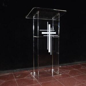 크리스탈강대상 성당 설교 테이블 강연대 기독교 사회자