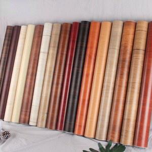 옷장 찬장 테이블 가구용 나뭇결 스티커 방수 자체 접착 벽지 홈 데코 문짝 스티커 90cm 너비