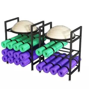 요가 거치대 수납 정리함 매트 헬스 운동기구 스탠드 보관함 선반 정리대 헬스장 폼롤러 용품