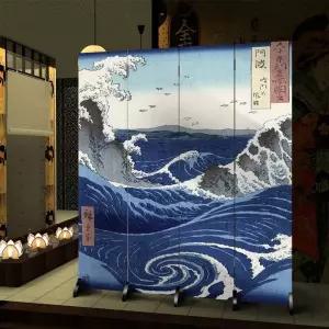 병풍 일본병풍 막이 가림막 접이식 파티션 이자카야