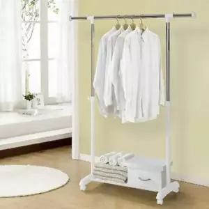 스탠드옷걸이 이동식 미니 시스템 파이프 스탠드 옷 걸이 가게 행거