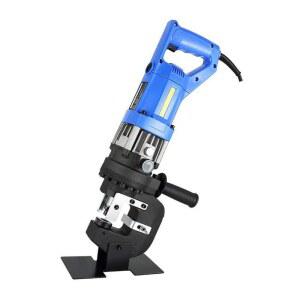 전기유압 펀칭기 휴대용 타공기 기계 철판 앵글 절단 스틸 산업용