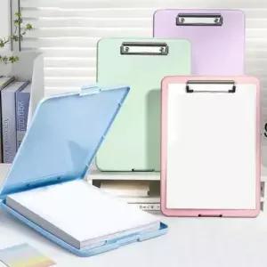 [문구/오피스] 방수 플라스틱 서류철 A4 클립보드 결재판 컬러 파일정리함 메뉴판 사무용 아이템