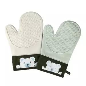 두꺼운오븐장갑 실리콘 주방 오븐 장갑 냄비 손잡이 전자 용 뚝배기 두꺼운 1p