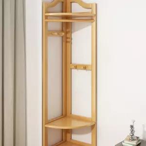 코너 행거 스탠드 스탠드옷걸이 옷걸이 우드 수납