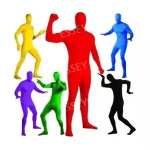 크로마키 타이즈 전신옷 슈트 컬러 그린 블랙 쫄쫄이