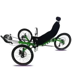 접이식 역삼륜 성인용 리클라이닝 카 자전거 누워서타는