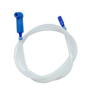 [미국배송] DUSCOKE 3.93피트 브레이크 액 블리더 호스 자동 블리딩 교체 호스 자동차 추출기 도구 어댑터 포함 오토바이 제동 시스템 수리 도구용 범용 튜브(3.93피트)