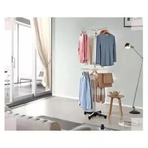 [JED] 둘더스 코트행거 바퀴 아이보리 바퀴없는코트행거 트리플M행거