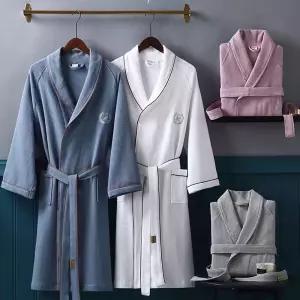 목욕가운 목욕 샤워가운 잠옷 순면 빅사이즈 사계절 호텔
