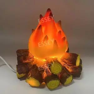 크리스마스 무드등 조명 성탄 숯화염등 모닥불 인테리어 촛대 벽난로 캠핑