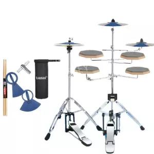 드럼 패드 타악기 페달 플세트 초보용 연습패드세트 드럼스틱