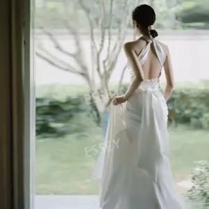 홀터넥드레스 셀프웨딩룩 본식드레스 야외스냅드레스 연주회