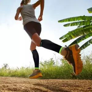 슬리브 러닝 종아리 라이딩 보호대 축구 스포츠 오렌지 QWD84B1E