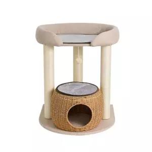 캣타워 장난감 수직 스크래처 스트레스 놀이 휴식장