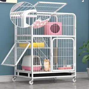 대형 세트 이동형 케이지 보호장 철장 캣타워 고양이집