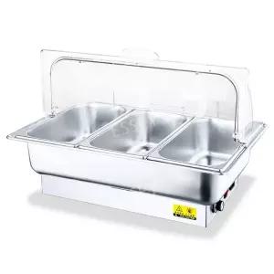 뷔페용 워머기 한식 2구 중탕 전기 온열기 가열 스텐 업소용