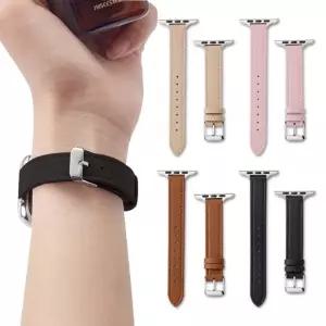 하이뷰 2803  슬림 가죽 애플워치 스트랩 밴드 시계 시계줄 악세사리10 9 8 7 6 5 se2 se3 울트라