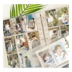 [문구] 포토카드북 3공 포카 1P 스크랩 사진 앨범