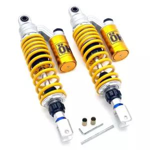 NMAX 쇼바 교체 쇼크 한쌍 옐로우 스쿠터 분할 340mm 320mm 1쌍