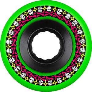 본즈 휠즈 올 터레인 포뮬러 ATF 러프 라이더 스케이트보드 휠, 59mm, 80A, 그린